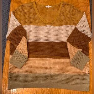 Striped sweater. Size S